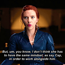 marvelladiesdaily:I really love Natasha. I think she’s… she’s constantly evolving. She’s, you know, 