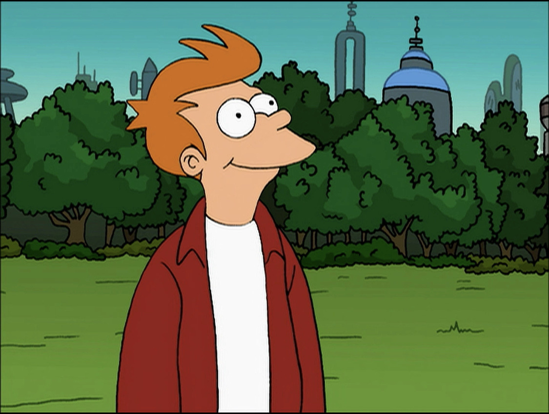 just-another-frender-blog:I think about the fact that Fry and Bender would still be best friends even if Bender was a giant robot sent to annihilate humanity every damn day of my life.