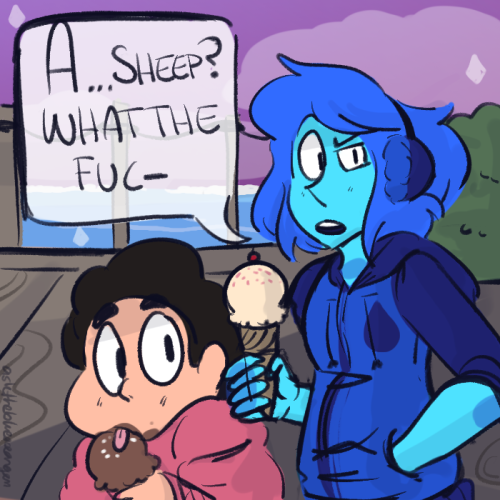 asktheblueoceangem:  …Apparently, the fuck word isn’t a word I can say around Steven. 