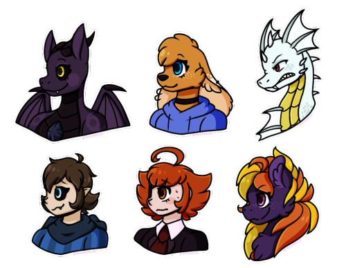 the OGs!! (part 3 / 4)Now we start the second half, whose characters weren’t really “main ocs” back 