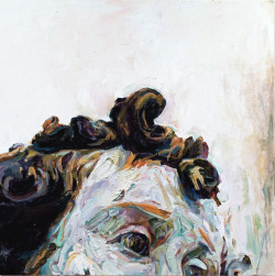 darksilenceinsuburbia:  Aaron Smith. Musee. Bonce, 2008. Oil on panel, 42 x 42”. Tumblr Representative Gallery 