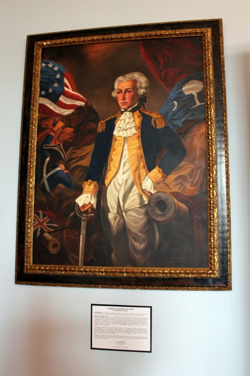 southcarolinadove: A portrait of the General de Lafayette in the Charleston Exchange and Provost bu