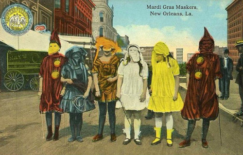 Mardi Gras Maskers by The Nite Tripper on Flickr.In the Mardi Gras Spirit: #Vintage Maskers, pre-191