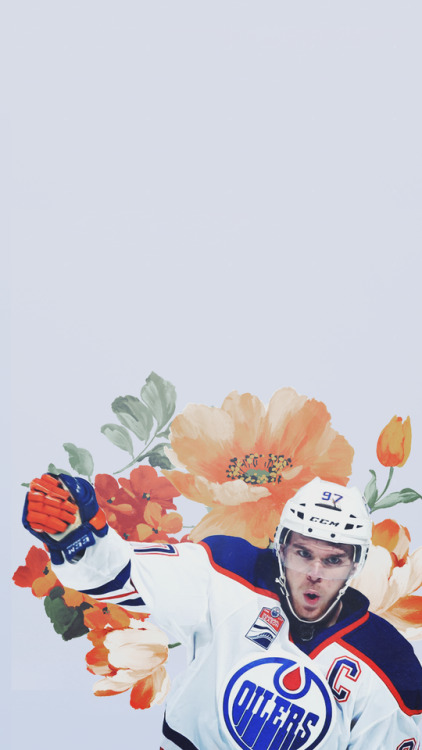 Connor McDavid + floral /requested by @oscarklefbon/