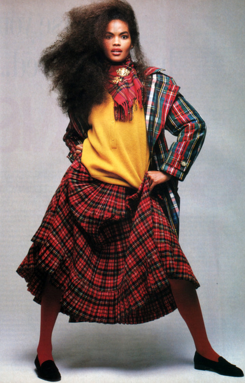 Michel Comte for Mademoiselle magazine August 1987.