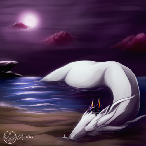 oh hey I can post this :)My piece for the @alterniaart project, please take a look at all the other artowrks because they’re all amazing!
