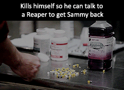 out-in-the-open:  Dean Fucking Winchetser y’all. Always looking out for Sammy.