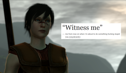 bubonickitten: Dragon Age II + text posts: Marian Hawke More DA text post memes: Marian Hawke: 1, 2,