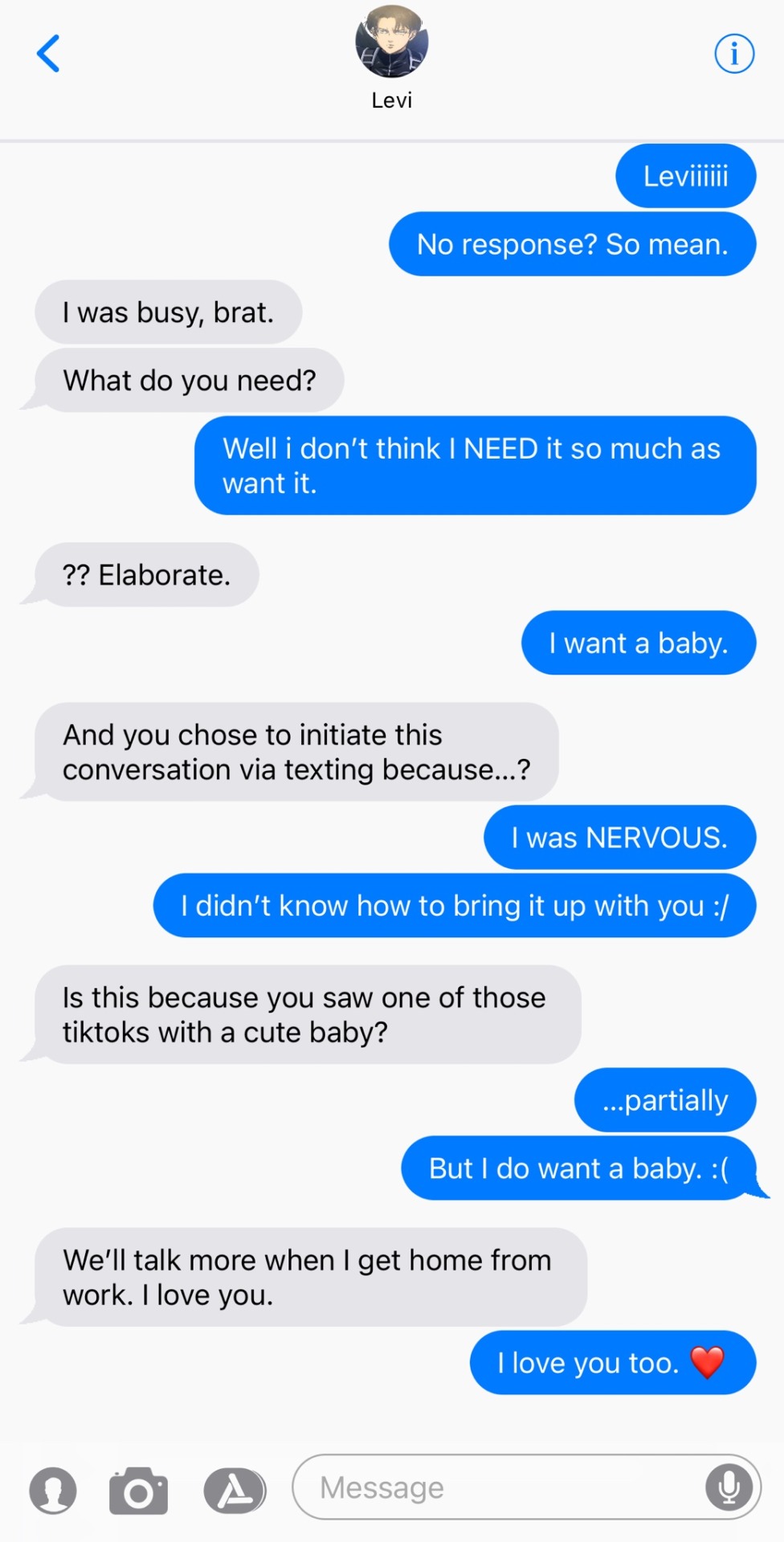 I Want A Baby! With The Attack On Titan Men