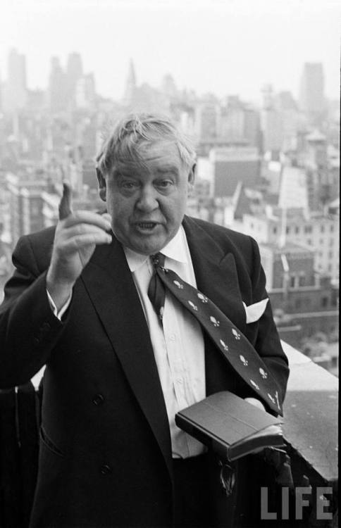 Charles Laughton(Alfred Eisenstaedt. 1952)