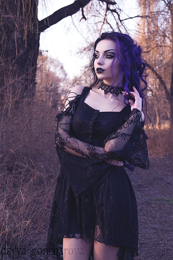 gothicandamazing: Model/MUA/ Photo: Darya GoncharovaDress: Gothlolibeauty / Dark