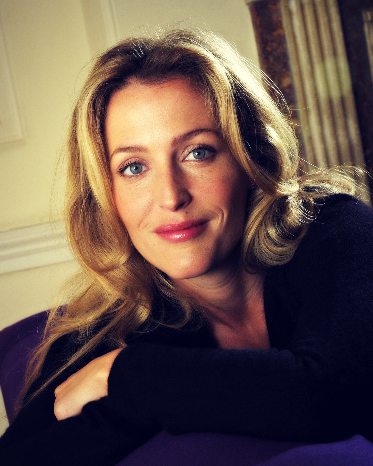 “I used to take myself very seriously, now it’s all just funny. You gotta laugh at yourself. You know, most of the time when something’s a big deal for us, it’s only become a big deal in the space between our ears.”
- Gillian Anderson