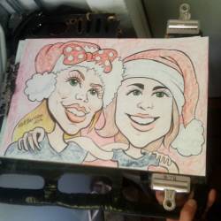 Caricature at Dairy Delight! #art #drawing