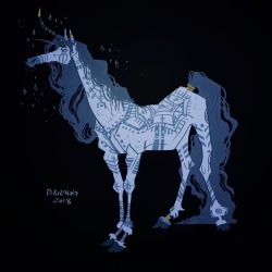 devside-art:Tattooooooed unicorn