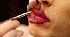 cinema-phantom:  Getting into make-up as The Phantom 