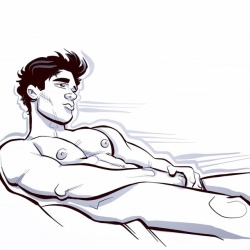 studsketch:  bw #gayart #gayartist #gayillustration