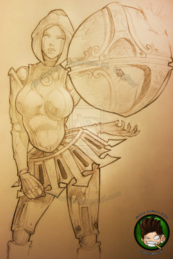 league-of-legends-sexy-girls:  Orianna Drawing by FEDsART