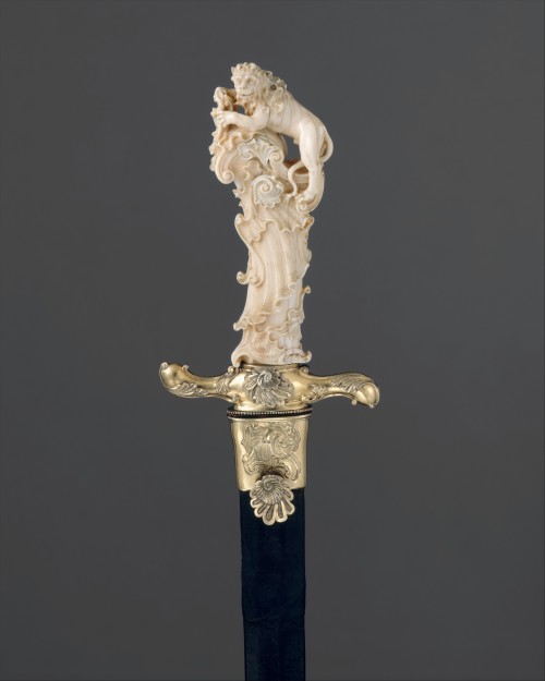 napolenon: Hunting sword with scabbard (Germany, ca. 1740)