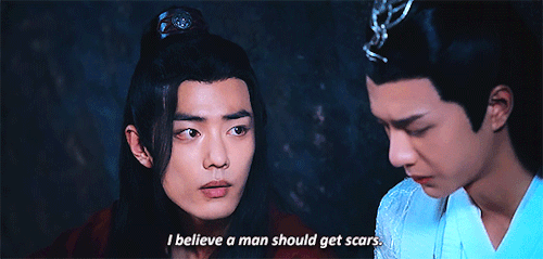 rukinilduenilun:“At Burial Mounds, Wangji fought everyone. The Grand Master burst into anger, 