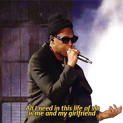 beyhaunts: Beyonce and Jay-Z performing “Bonnie &amp; Clyde” in Houston, Texas - On the run Tour