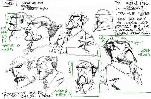 artanecdotally:theanimationarchive:David Vandervoort’s character design/model sheets were based off 