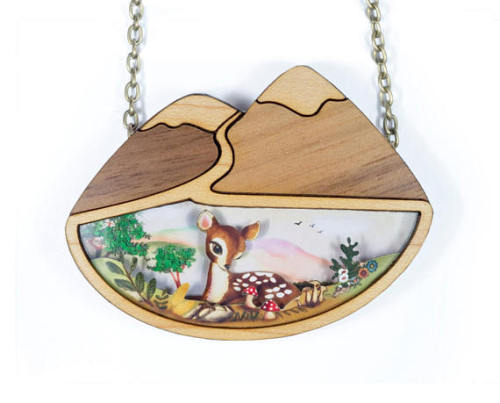 Bambi Necklace //LaliblueShop