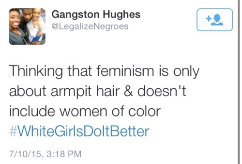 america-wakiewakie:Somebody thought #WhiteGirlsDoItBetter was a good idea for a Twitter campaign. No
