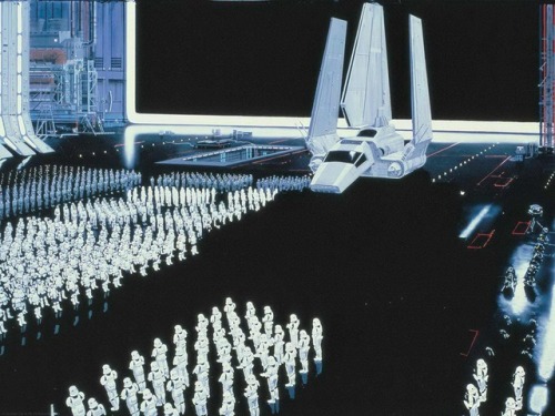 talesfromweirdland:The beauty of Star Wars matte paintings. For years, I had no clue I was looking a