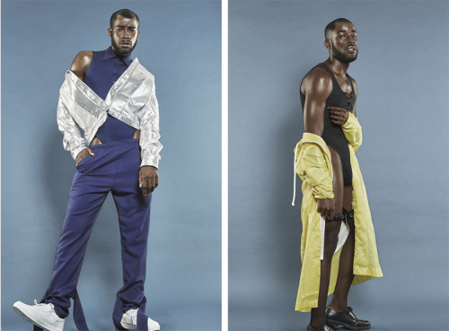 apimeleki: shadesofblackness: Nao Serati Fall/Winter 2016 collection titled “transit“ 