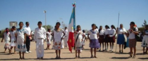 Yaqui people of Sonora, Mexico about 40,000 of them live in Mexico.