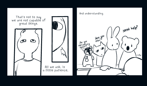 4threset: I’ve been very tired lately so my adhd comic for #cosmictakeover is a little shorter