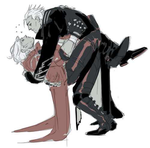 scribbles of my favorite white haired boys 