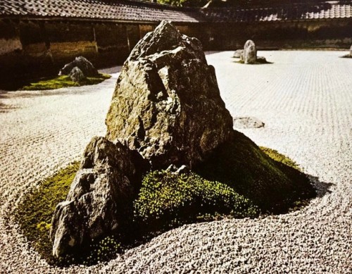 Stones of contemplation. Ryōanji, Kyōto Japan. #ryōanji #japan #Buddhism #temple #moss #karesansui #