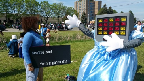 I was Oh! One True love Mettaton at Anime North this year. Fun times were had. Took a bunch of pics 