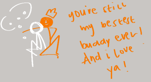 Every Version Of You Is My Best Friend, Forever. (Creator Stickman AU X King Of Minecraft AU)