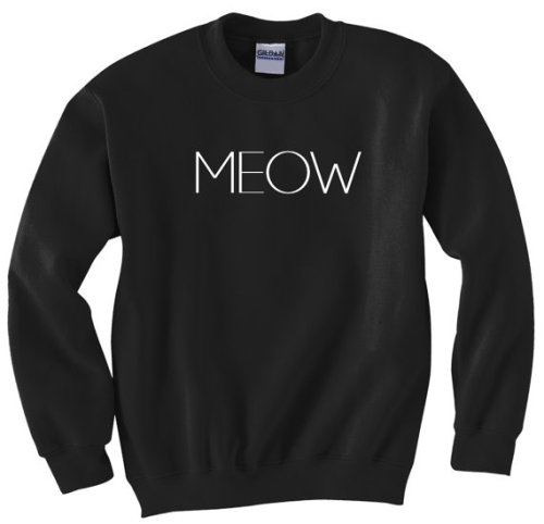 cultfawn:Meow Crewneck$37.30
