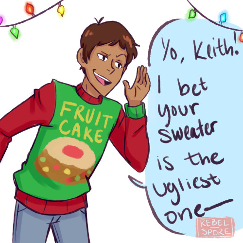 rebel-spore: Merry Christmas everyone! Here’s my gift to the voltron fandom! 