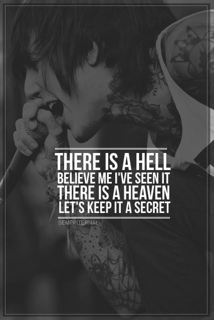 5weetsorrow:  semppiternal: Crucify Me, Bring Me The Horizon   Sad/Bands/B&amp;W