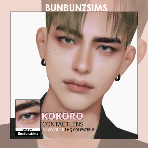 bunbunzsims1:Kokoro eyes ✿ 24 colorsFace paint category24 colorsUnisexHQ/nonHQ versionDownload here 