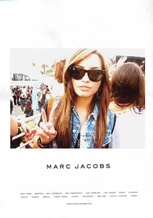 Demi Lovato for Marc Jacobs 