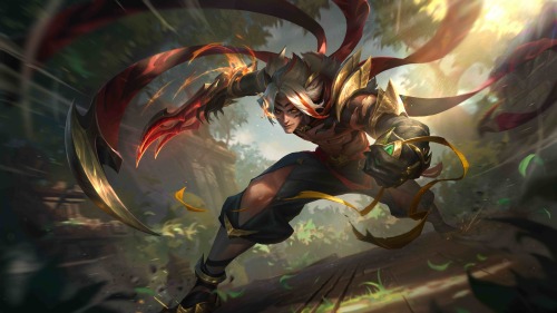 Primal Ambush Vi, Sivir, Talon & Riven Splash Art