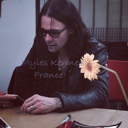 Memory from Luxembourg, after the show. Myles spending some times with us :)