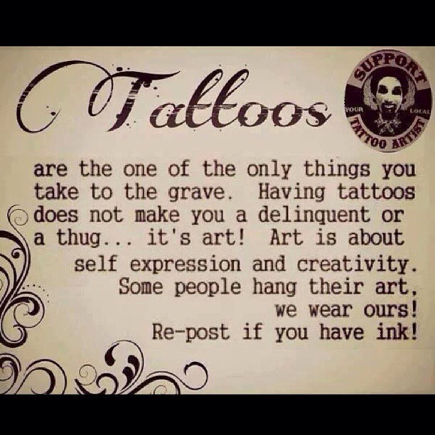 taz69me:  funfloridacouple:  Love my ink: )  True