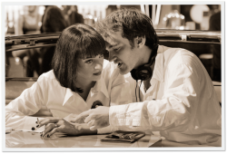 The Making of Pulp Fiction in Stills, Snapshots, and Script Pages via Vanity Fair