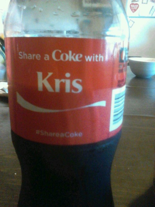 My Friend Bought Me A Coke And Didn't Realize The Name On It