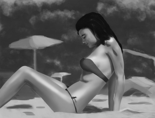 Girl On The Beach