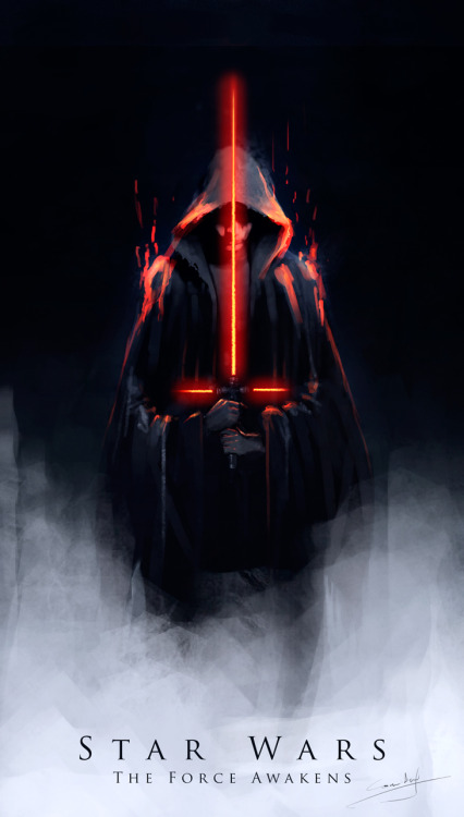 imthenic:  Star Wars The Force Awakens Fan Art by hounworks 