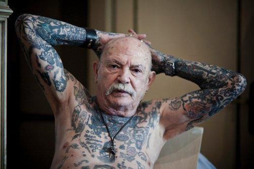 jennaavh:  maybe-i-love-you-too-much:  sordilezas: “What about when you get old?”Tattooed Seniors answer the question.   Omg I love these people ♥  Seriously we are all gonna look so cool when we are older. Bring it on.