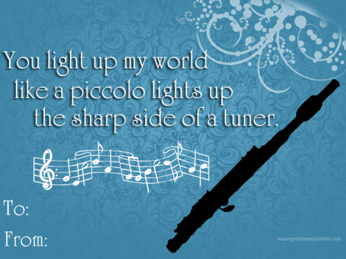 musicproblems:  Part 3 of my Valentines Series! See all my valentines here!