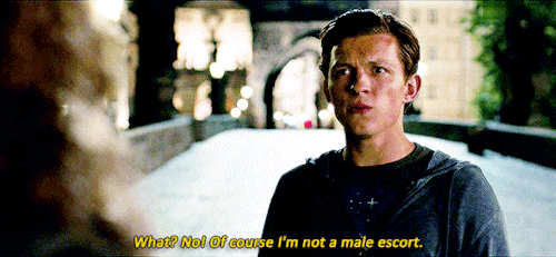 spideycentral:No! I’m not Spider-Man at all.